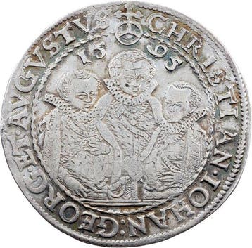 Duitsland, Saksen Christian II., Johann Georg I. and August.