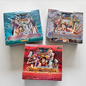 Bandai - 3 Booster box - One Piece, Nieuw