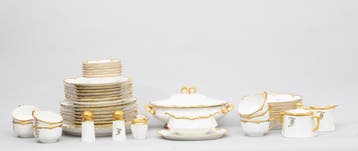 Een 43-delig Haviland France servies