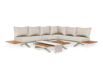SUNS Stockholm hoekbank Camel Sand frame met Pebble Desert, Ophalen of Verzenden, Nieuw