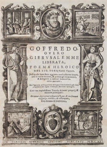 Torqvato Tasso - Goffredo Overo Giervsalemme Liberata Poema