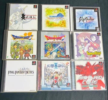 Sony - Playstation 1 (PS1) - Japanese RPG Collection 9 Games, Nieuw