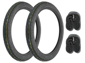 16 inch 2.25x16 Deestone D800 all weather banden set Tomos, Ophalen of Verzenden, Nieuw