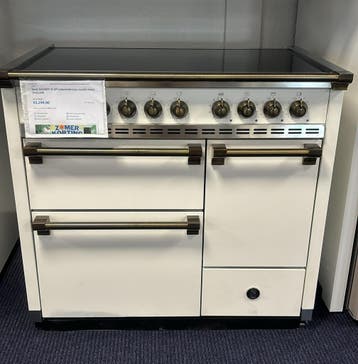 €5299 Steel AQ10SFFD5FI inductiefornuis nuvola nickel D, Ophalen of Verzenden, Nieuw