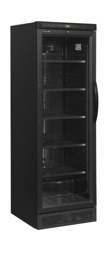TEFCOLD CEV425 BLACK L/H – Zwarte Flessenkoeler met Links, Nieuw in verpakking, Koelen en Vriezen