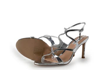 Steve Madden Sandalen in maat 39 Zilver, Kleding | Dames, Overige kleuren, Verzenden, Steve Madden, Sandalen of Muiltjes