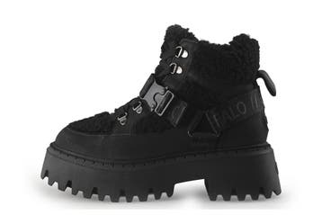 Buffalo Snowboots in maat 40 Zwart, Verzenden, Zwart, Snowboots, Zo goed als nieuw
