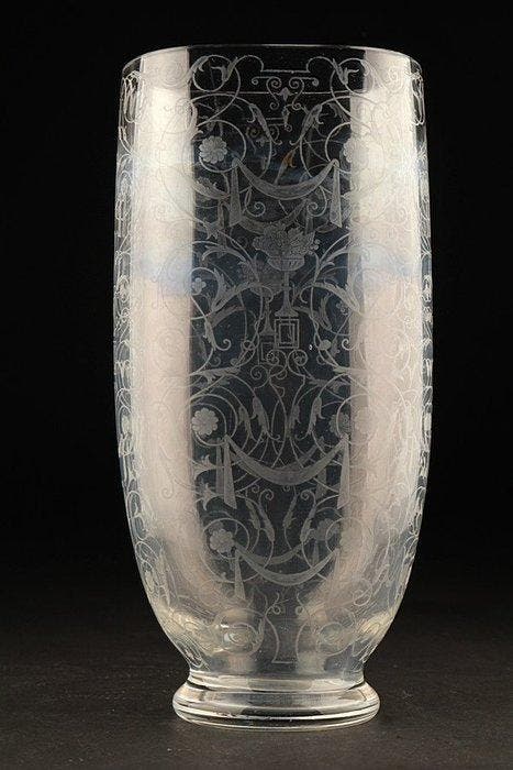 Baccarat - Vaas - Glas, Antiek en Kunst, Kunst | Designobjecten