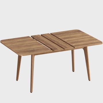 Uitschuifbare Eettafel voor 4-8 Personen - Houtkleurig - Ver, Huis en Inrichting, Verzenden, Nieuw