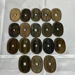 Japan. Tenp Tsh (oval coin) Edo Period (Lot of 18)