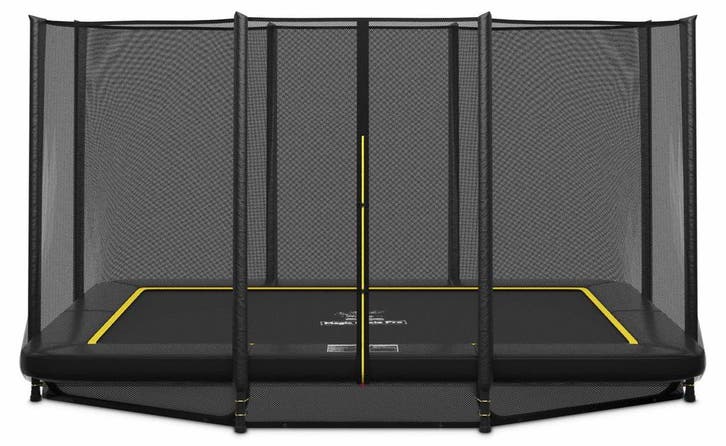Ingraaf Trampoline Magic Circle Pro Black 244 x 366 cm met, Kinderen en Baby's, Speelgoed | Buiten | Trampolines, Nieuw, Ophalen of Verzenden
