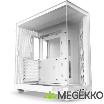 NZXT H6 Flow White, Computers en Software, Computerbehuizingen, Verzenden, Nieuw