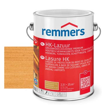 Remmers Remmers hk lazuur 2,5 liter, larix, Verzenden, Nieuw