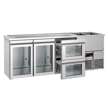 GGM Gastro | Bierkoeling PREMIUM - 2500x700mm - 2 glazen |, Verzenden, Nieuw in verpakking