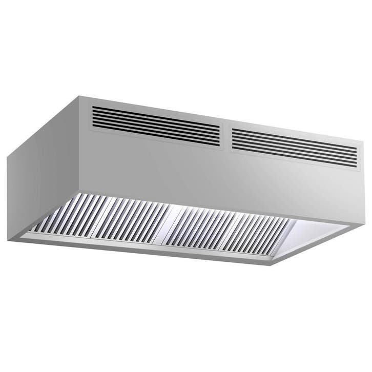 GGM Gastro | Afzuigkap doosmodel RVS - B2000mm - zonder |, Witgoed en Apparatuur, Afzuigkappen, Inbouw, 800 m³ per uur of meer