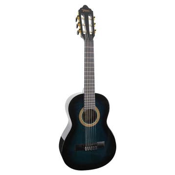 Valencia VC201TBU Klassieke Gitaar 1/4 Blue Satin, Ophalen of Verzenden, Nieuw