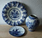 Zenith Gouda, De Porceleyne Fles, Delft - Wandbord (3) - Set, Antiek en Kunst