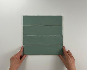 Wandtegel Equipe Cerámica Colonial Groen Mat 7,5x30, Doe-het-zelf en Verbouw, Nieuw, 20 tot 40 cm, 10 m² of meer, Wandtegels