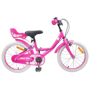 vidaXL Kinderfiets 18 Inch voor 5-7 jaar Roze, Verzenden, Nieuw
