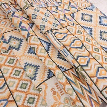 BA011 - Patchworkstof geometrisch en etnisch - Textiel - 270