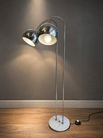 Staande lamp - Staal - Vloerlamp Eyeball