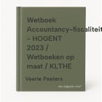 Wetboek Accountancy-fiscaliteit - HOGENT 2023 / Wetboeken op, Verzenden, Zo goed als nieuw, Veerle Peeters
