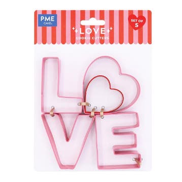 PME Koekjes Uitstekerset Love Set/5, Verzenden, Nieuw