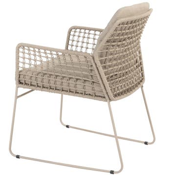Laatste stoel Albano dining tuinstoel latte Taste 4SO, Tuin en Terras, Tuinsets en Loungesets, Ophalen of Verzenden, Nieuw