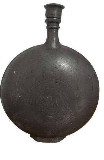 Fles - peltro - pelgrimsfles