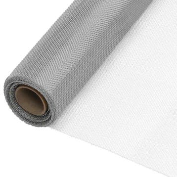 vidaXL Gaasjes 112 x 500 cm Mesh RVS 201 zilver, Verzenden, Nieuw, IJzer, 1 tot 2 meter