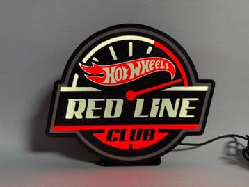 Hot Wheels RLC Sign Lichtbak - Hot Wheels RLC Sign Light Box, Nieuw