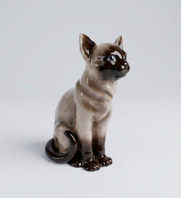 Zillermahler - Beeldje - Superbe figurine de Chat Siamois -, Antiek en Kunst
