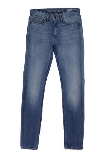 Denham Broek in maat W32 L34 Blauw, Verzenden, Zo goed als nieuw, Blauw, Denham