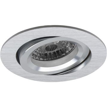 GU10 Inbouwspot Set - Mat Zilver - Inbouw Rond - Kantelbaar, Ophalen of Verzenden, Nieuw, Overige fittingen, Plafondspot of Wandspot