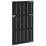 vidaXL Tuinpoort 100 x 180 cm WPC en Aluminium Zwart, Tuin en Terras, Verzenden, Nieuw