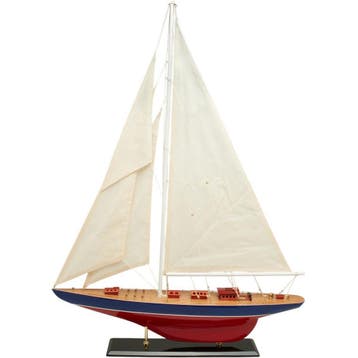 Zeilboot Model 65cm Blauw, Ophalen of Verzenden, Nieuw