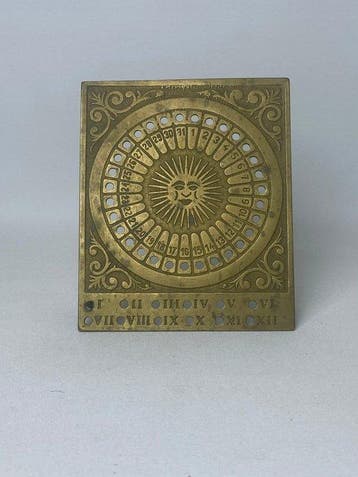 Eeuwigdurende kalender - 1 eeuwigdurende bureaukalender van
