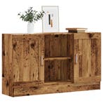 vidaXL Dressoir 120x30,5x70 cm bewerkt hout oud houtkleurig, 100 tot 150 cm, Verzenden, Nieuw, 25 tot 50 cm