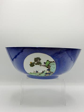 Magnificent & Large Chinese Porcelain Powder Blue &