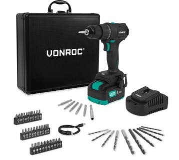 2dekans | Vonroc Pro Accuboormachine 20v – 40nm - Incl., Doe-het-zelf en Verbouw, Gereedschap | Boormachines, Ophalen of Verzenden