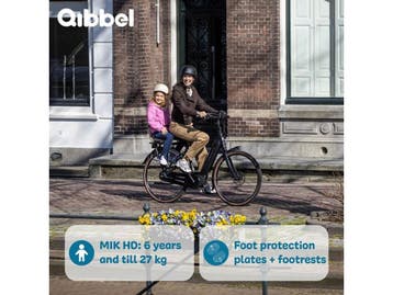 Qibbel Junior 6+ Fietsstoeltje Achter MIK HD -, Fietsen en Brommers, Verzenden, Zo goed als nieuw, Qibbel