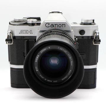 Canon, Sigma AE-1 + 3,5-4,5/28-70mm MC + Winder A | Single, Nieuw