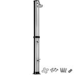 Zonnedouche Orinoco 40 l - zwart/zilver, zonder beschermhoes, Verzenden, Nieuw