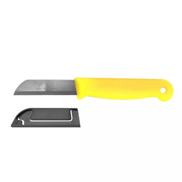 Solingen Schilmesje – RVS – Glad – 16 cm met Blade Cov, Ophalen of Verzenden, Nieuw, Rvs of Chroom