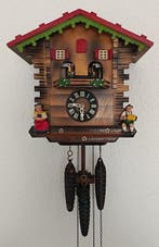 Muzikale koekoeksklok - Schmeckenbecher - Hout, Metaal -, Antiek en Kunst