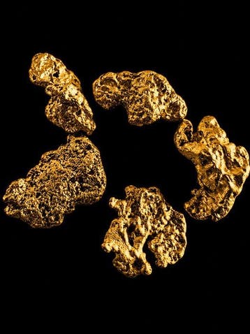 Goud Goud nuggets- 1.08 g - (5)