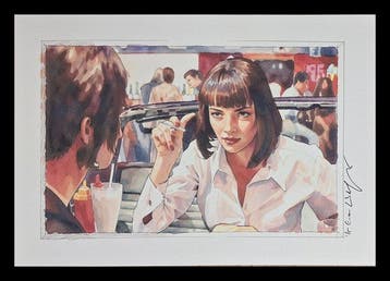 Pulp Fiction - Cinematic Echoes - Mia Wallace by Emma, Nieuw