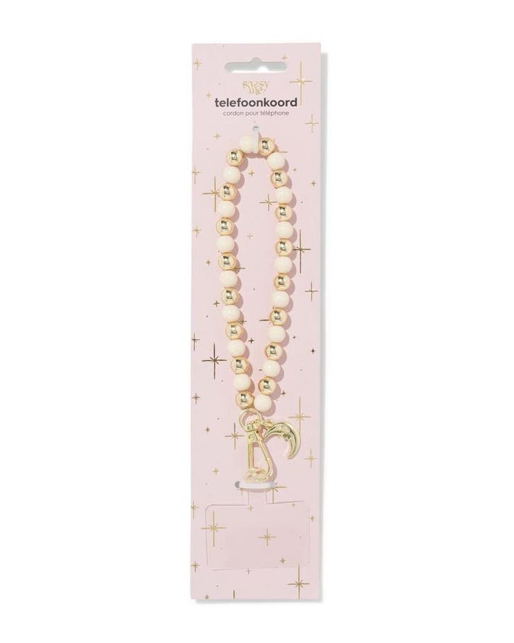 HEMA Sassy me telefoonkoord armband 30cm kralen, Computers en Software, Overige Computers en Software, Nieuw, Verzenden