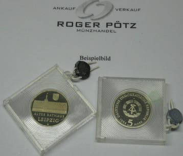 5 Mark Ddr 5 M 1984 Altes Rathaus Leipzig Pp originalverp..., Verzenden