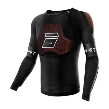 Lichaamsbeschermer Shot Race D30 (Zwart, Bodyprotectors), Verzenden, Nieuw